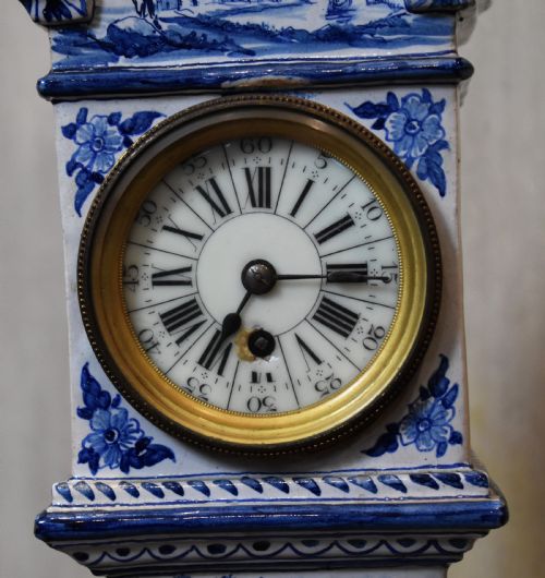 DELFT MINIATURE LONGCASE CLOCK - ADDITIONAL PHOTO 3