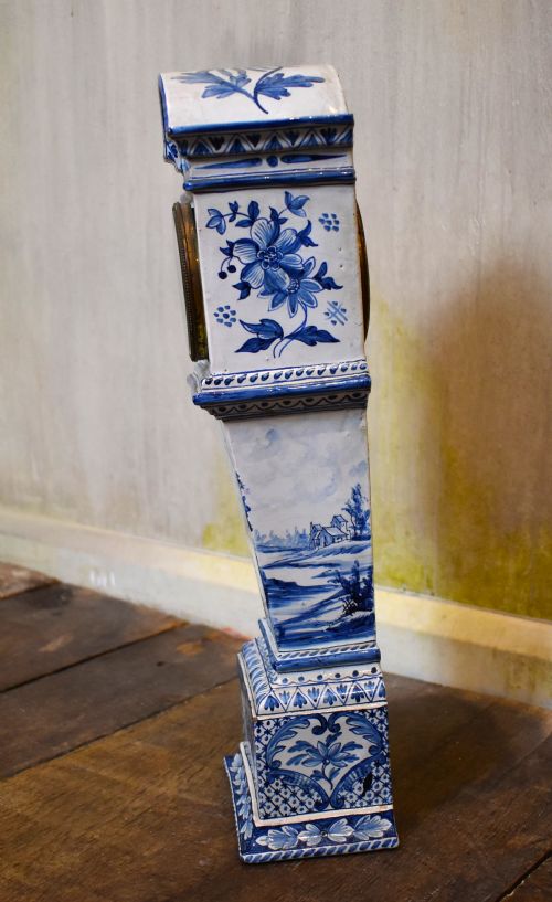 DELFT MINIATURE LONGCASE CLOCK - ADDITIONAL PHOTO 4