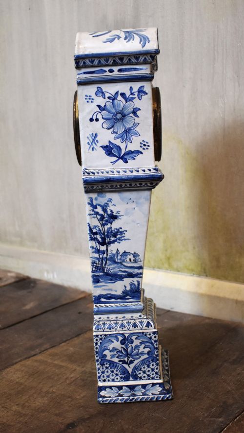 DELFT MINIATURE LONGCASE CLOCK - ADDITIONAL PHOTO 5