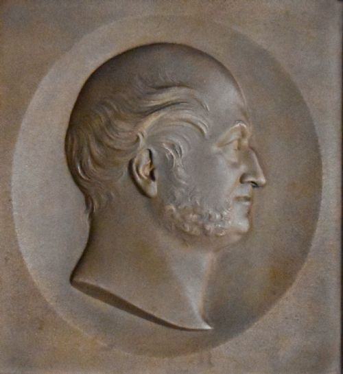 A RELIEF BUST BY JOSEPH EDWARDS - ADDITIONAL PHOTO 4