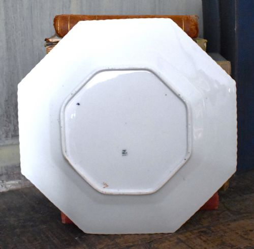COPELAND AESTHETIC MOVEMENT OCTAGONAL PLATE - ADDITIONAL PHOTO 5