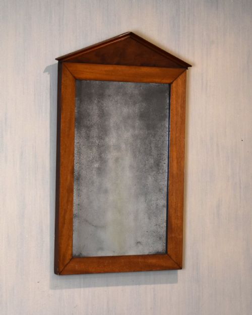 WILLIAM IV MAHOGANY WALL MIRROR - ADDITIONAL PHOTO 1