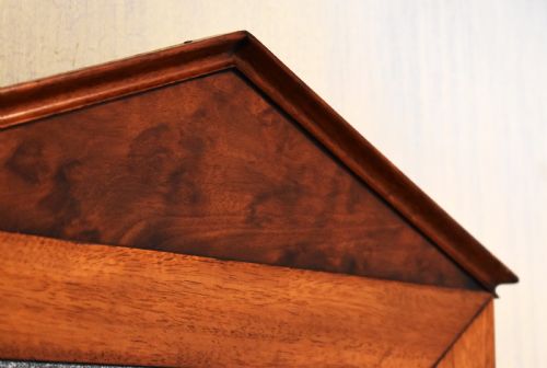 WILLIAM IV MAHOGANY WALL MIRROR - ADDITIONAL PHOTO 2