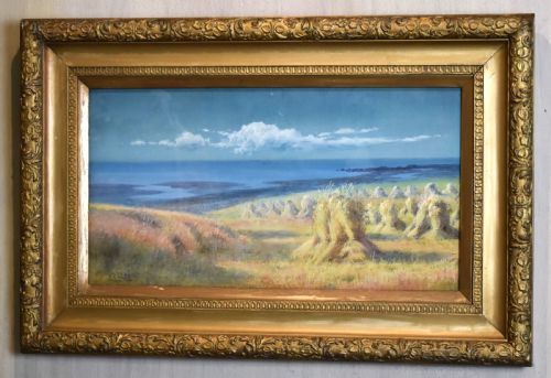 WATERCOLOUR OF BALLYHOLME BAY BY PETER GHENT - ADDITIONAL PHOTO 1