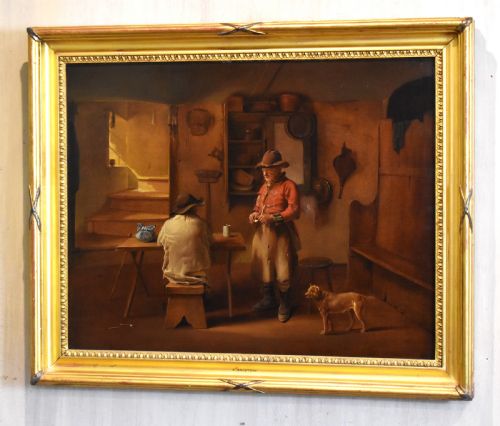 SUPERB OIL PAINTING BY EDMUND BRISTOW 17871876 - ADDITIONAL PHOTO 1