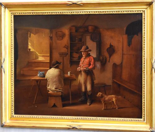 SUPERB OIL PAINTING BY EDMUND BRISTOW 17871876 - ADDITIONAL PHOTO 2