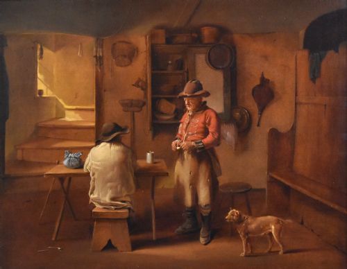 SUPERB OIL PAINTING BY EDMUND BRISTOW 17871876 - ADDITIONAL PHOTO 3
