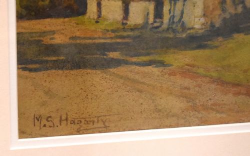 COTTAGE WATERCOLOUR BY MARY S HAGARTY - ADDITIONAL PHOTO 5
