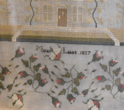 FINE LARGE SAMPLER BY MIRIAM LIDDELL DATED 1837 - ADDITIONAL PHOTO 6