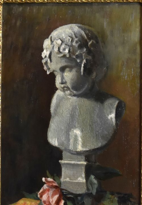FRENCH STILL LIFE OIL PAINTING - ADDITIONAL PHOTO 3