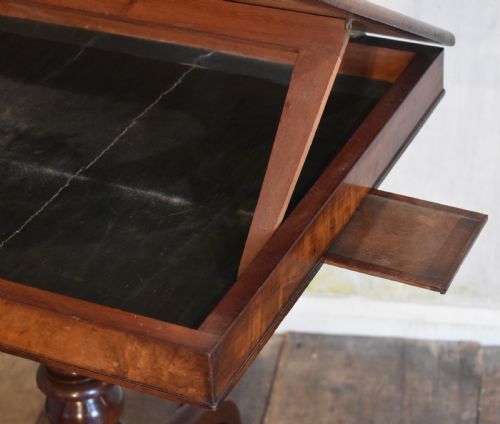 UNUSUAL GEORGIAN MAHOGANY LIBRARY TABLE - ADDITIONAL PHOTO 5