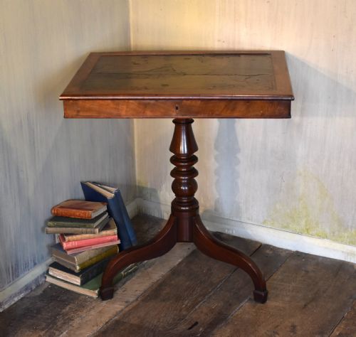 UNUSUAL GEORGIAN MAHOGANY LIBRARY TABLE - ADDITIONAL PHOTO 6
