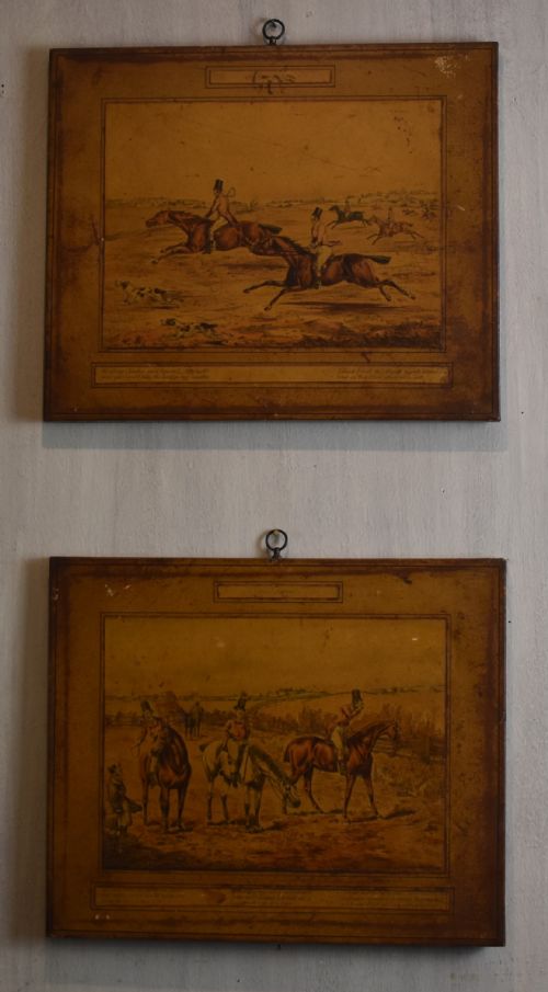 PAIR OF VICTORIAN HUNTING PRINTS - ADDITIONAL PHOTO 1