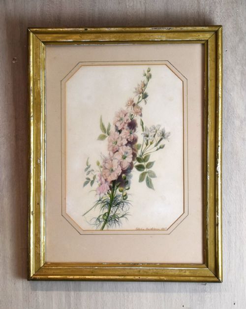 PAIR OF WATERCOLOURS OF FLOWERS BY VALENTINE BARTHOLOMEW 17991879 - ADDITIONAL PHOTO 2