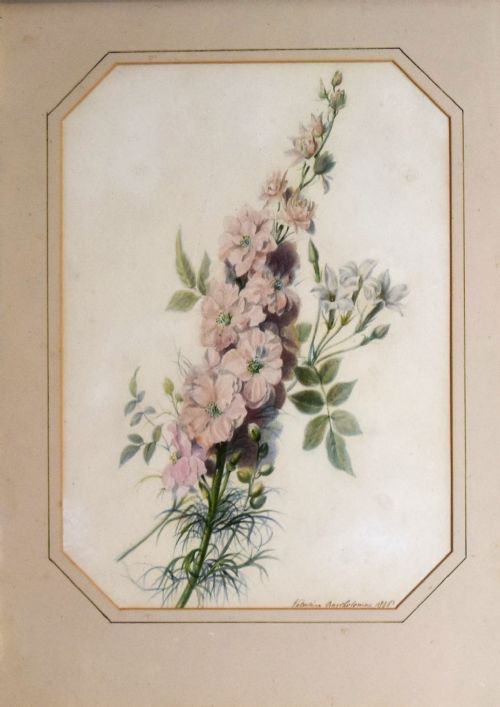 PAIR OF WATERCOLOURS OF FLOWERS BY VALENTINE BARTHOLOMEW 17991879 - ADDITIONAL PHOTO 6