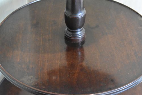 FINE GEORGIAN MAHOGANY DUMB WAITER - ADDITIONAL PHOTO 3