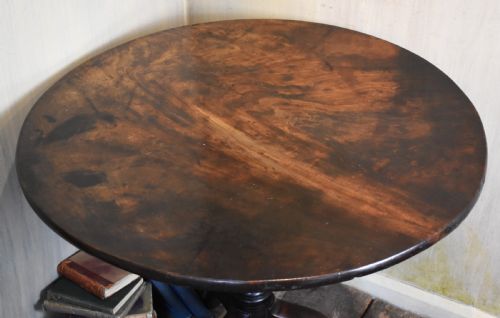 GEORGIAN MAHOGANY TILT TOP TRIPOD TABLE - ADDITIONAL PHOTO 2