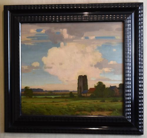 THE RUINED TOWER OIL PAINTING BY WILLIAM KNIGHT - ADDITIONAL PHOTO 1