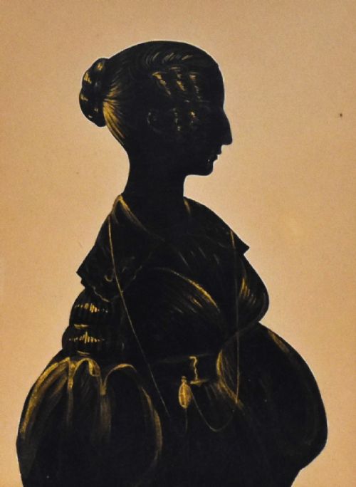 LATE REGENCY SILHOUETTE OF A LADY - ADDITIONAL PHOTO 3