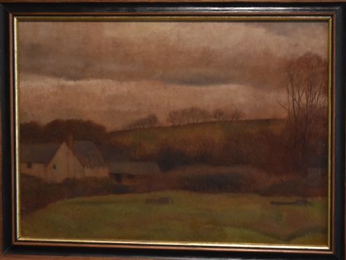 LANDSCAPE OIL PAINTING BY FRANK HUGHES - ADDITIONAL PHOTO 2