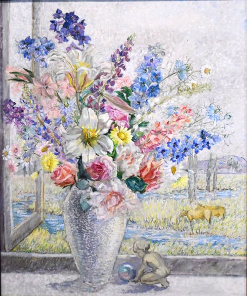 STILL LIFE OIL PAINTING BY MARJORIE MOORE - ADDITIONAL PHOTO 3