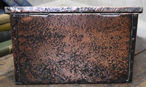 ARTS AND CRAFTS COPPER SLIPPER BOX - ADDITIONAL PHOTO 3