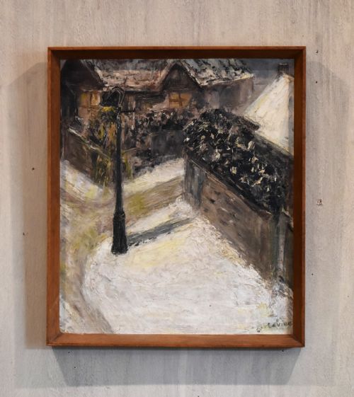 LAMPLIGHT OIL PAINTING BY SYLVIA LEVINE - ADDITIONAL PHOTO 2