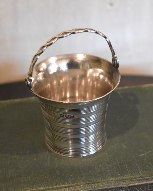 SOLID SILVER CREAM PAIL - ADDITIONAL PHOTO 1