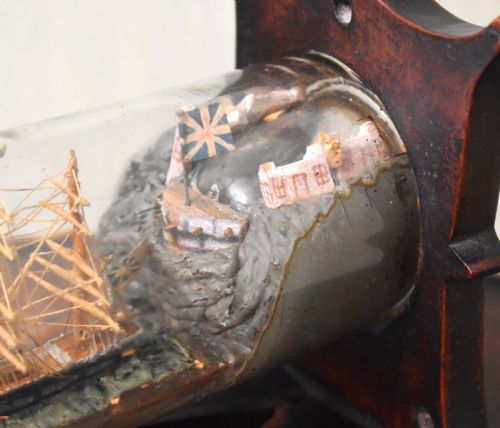 SHIP IN A BOTTLE ON STAND - ADDITIONAL PHOTO 6