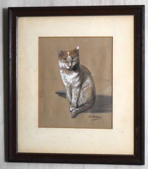 WATERCOLOUR OF A CAT BY MEHANKINSON - ADDITIONAL PHOTO 1