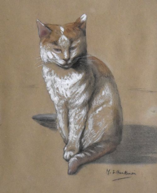 WATERCOLOUR OF A CAT BY MEHANKINSON - ADDITIONAL PHOTO 3