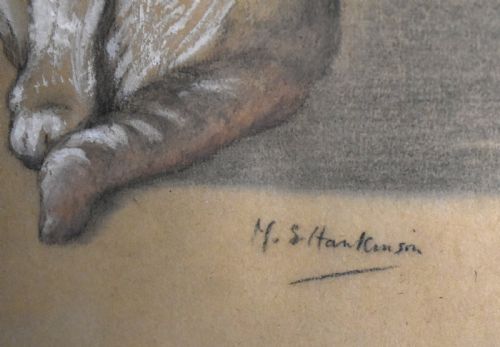 WATERCOLOUR OF A CAT BY MEHANKINSON - ADDITIONAL PHOTO 4