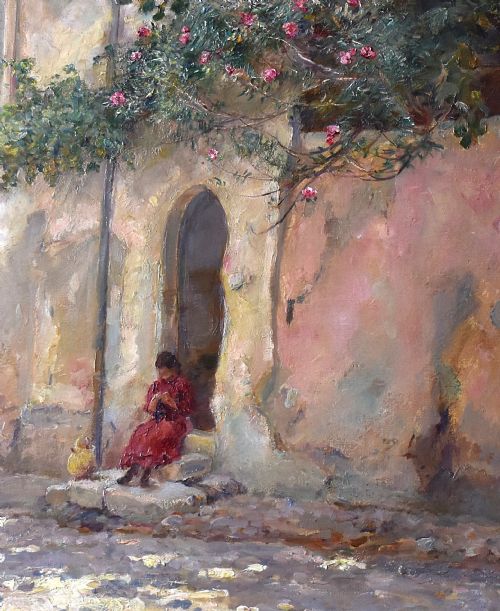 OIL PAINTING BY JAMES HERBERT SNELL RBA ROI - ADDITIONAL PHOTO 3