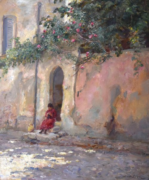 OIL PAINTING BY JAMES HERBERT SNELL RBA ROI - ADDITIONAL PHOTO 5
