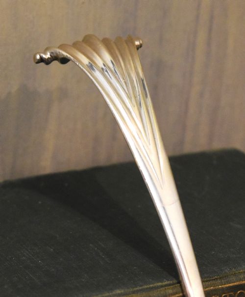 LARGE GEORGIAN SILVER LADLE - ADDITIONAL PHOTO 2