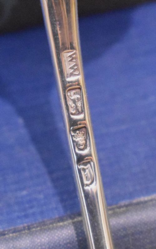LARGE GEORGIAN SILVER LADLE - ADDITIONAL PHOTO 4