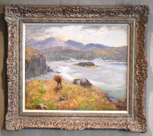 LANDSCAPE OIL PAINTING BY SIR DAVID MURRAY RA - ADDITIONAL PHOTO 1