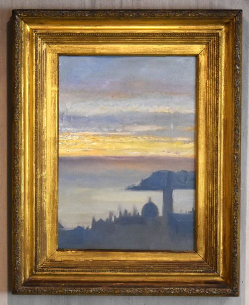 ITALIAN LANDSCAPE OIL PAINTING BY JAMES EADIEREID - ADDITIONAL PHOTO 1
