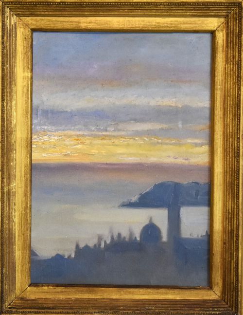 ITALIAN LANDSCAPE OIL PAINTING BY JAMES EADIEREID - ADDITIONAL PHOTO 2