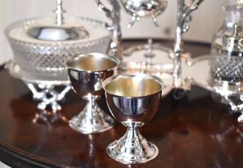 UNUSUAL VICTORIAN SILVERPLATE BREAKFAST CRUET - ADDITIONAL PHOTO 4