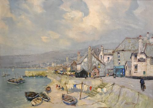 OIL PAINTING OF ST IVES BY GODWIN BENNETT - ADDITIONAL PHOTO 3