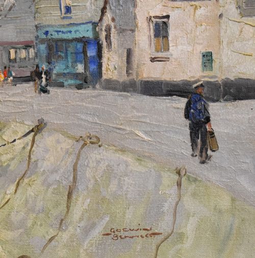 OIL PAINTING OF ST IVES BY GODWIN BENNETT - ADDITIONAL PHOTO 2