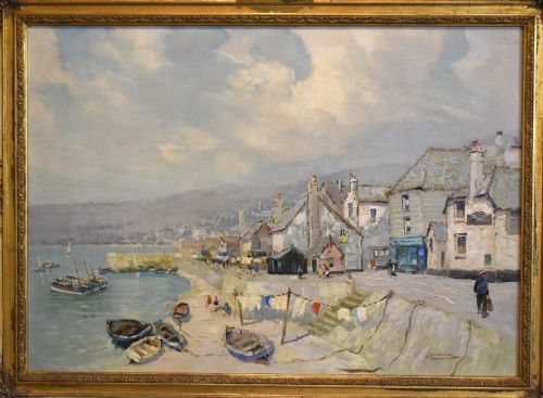 OIL PAINTING OF ST IVES BY GODWIN BENNETT - ADDITIONAL PHOTO 7