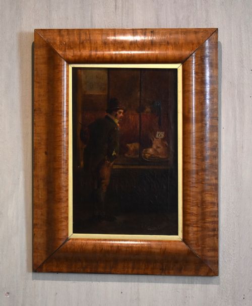 VICTORIAN ENGLISH SCHOOL OIL PAINTING - ADDITIONAL PHOTO 1
