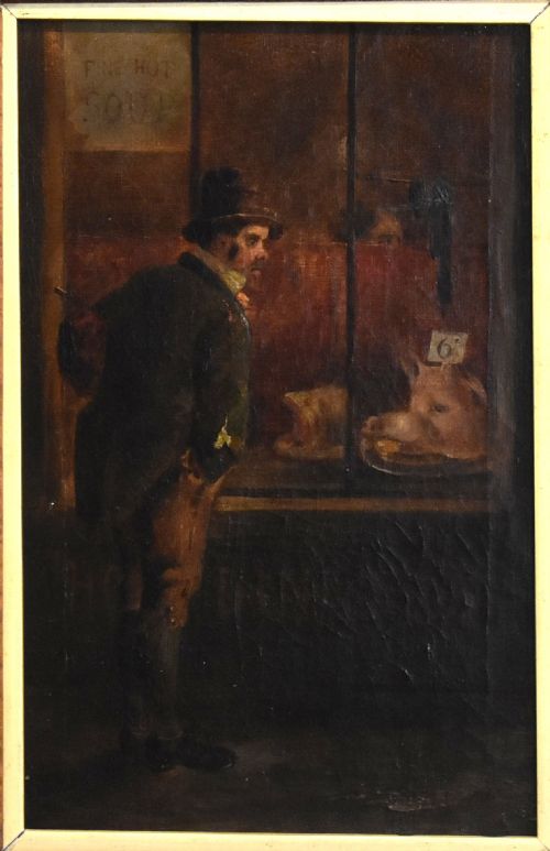 VICTORIAN ENGLISH SCHOOL OIL PAINTING - ADDITIONAL PHOTO 2