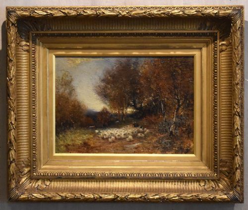 AUTUMN OIL PAINTING BY ALEXANDER COUTTS FRASER - ADDITIONAL PHOTO 1