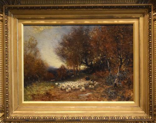 AUTUMN OIL PAINTING BY ALEXANDER COUTTS FRASER - ADDITIONAL PHOTO 2