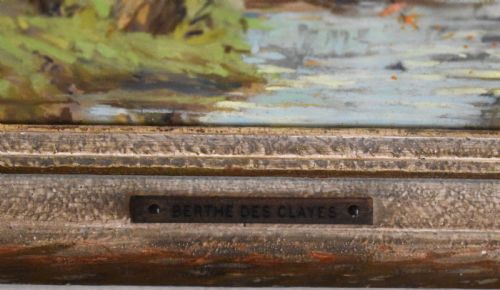 CANADIAN LANDSCAPE IN PASTEL BY BERTHE DES CLAYES - ADDITIONAL PHOTO 4