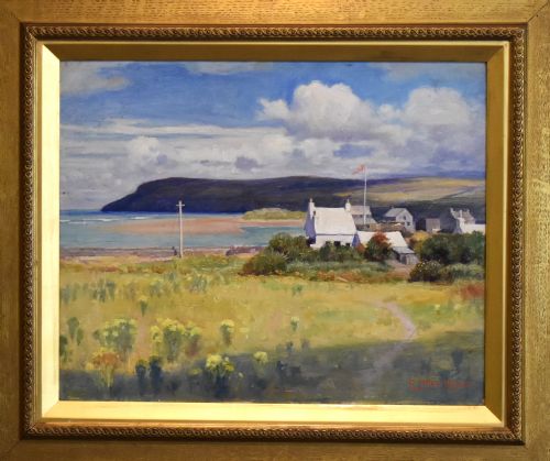 LANDSCAPE OIL PAINTING BY GEORGE HALL NEALE - ADDITIONAL PHOTO 2