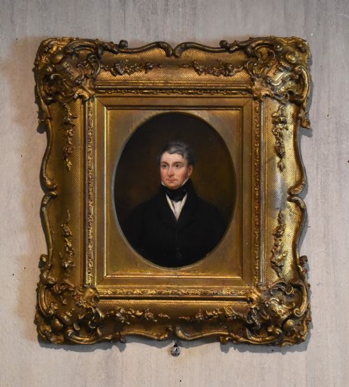 small early victorian portrait of a gentleman - CATEGORY: ANTIQUE ART - DATED VICTORIAN